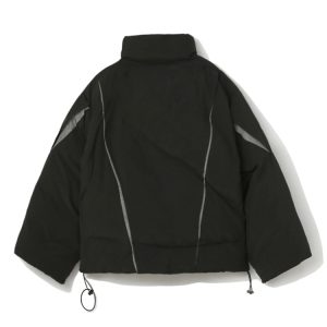 Men's American Style Cotton Jacket - Winter 2025 Trendy Loose Thick Warm Stand Collar Coat