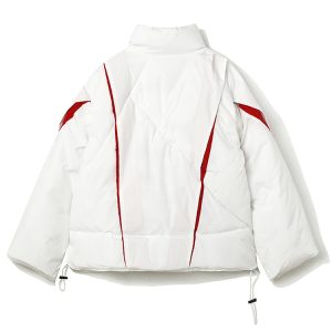 Men's American Style Cotton Jacket - Winter 2025 Trendy Loose Thick Warm Stand Collar Coat