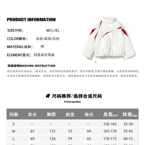 Men's American Style Cotton Jacket - Winter 2025 Trendy Loose Thick Warm Stand Collar Coat