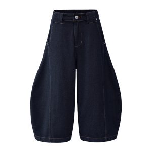 Men's American Vintage Loose Fit Denim Shorts - Trendy 2025 Hip Hop Street Style Casual 90s Inspired Fashion