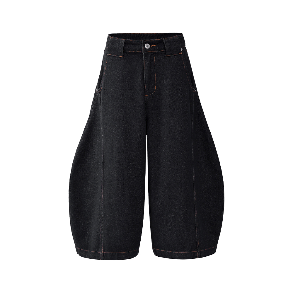 Men's American Vintage Loose Fit Denim Shorts - Trendy 2025 Hip Hop Street Style Casual 90s Inspired Fashion