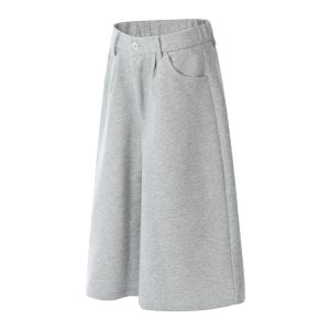 Men's Summer Knitted Shorts - Loose Straight Fit, Casual Seven-Point Style, American Fashion 2025