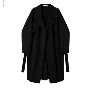Mid-Length Double-Sided Woolen Coat for Men - Korean Style Winter Trench Coat in Red - High-End Fashion Outerwear