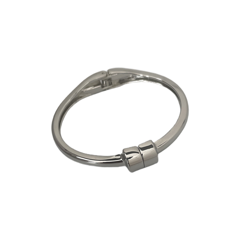 Minimalist Open Bracelet Bangle - European & American Trendy Cold Style Jewelry for a Versatile High-End Look