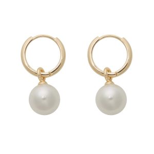 Minimalist Pearl Ear Clips in Liu Yifei Style - Versatile 90s-Inspired Accessories for Elegant Looks