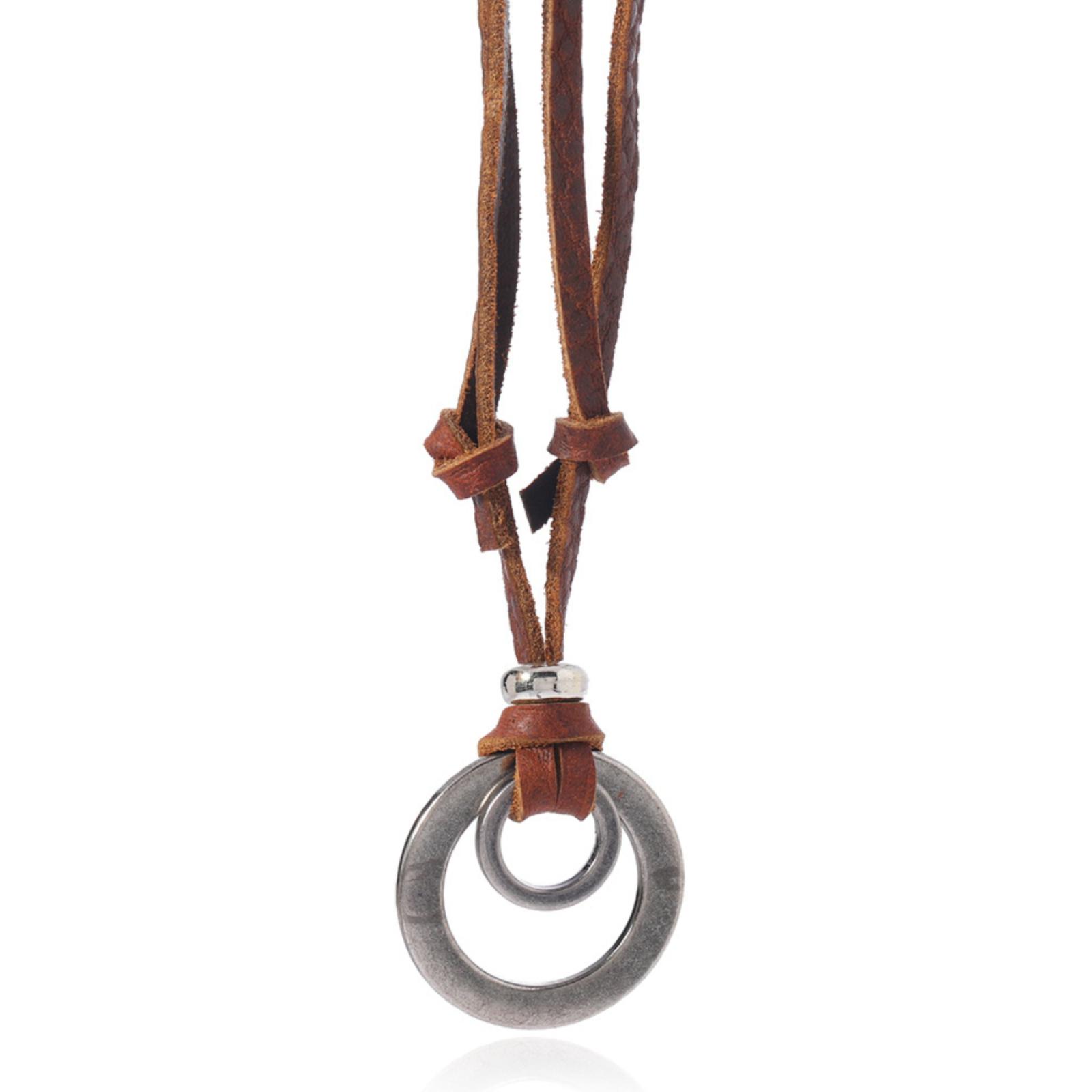 Minimalist Retro Leather Necklace for Unique Style – Versatile Fashion Accessory, Perfect for 90s and Y2K Looks