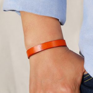 Minimalist Retro Multicolor Adjustable Leather Bracelet - Fashion Jewelry Bangle for Y2K and Boho Style