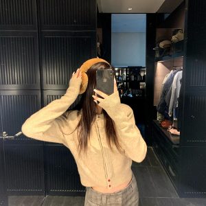 Minimalist Wool Slim Fit Cardigan Coat - Old Money Tokyo Style, High-End Fashion Staple