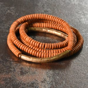 Multi-Layer Olive Bead Bracelet - Vintage Artistic Ethnic Style Wooden Bracelet for Men and Women, Boho Fashion Accessory