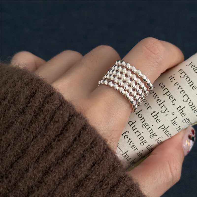 Multi-Layer Twisted Open Ring for Women - High-End Minimalist Design, Versatile Casual Style, 2025 Trend