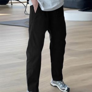 Navy Blue Waterproof Men's Soft-Shell Casual Long Pants, Slightly Tapered Functional Outdoor Climbing Work Pants