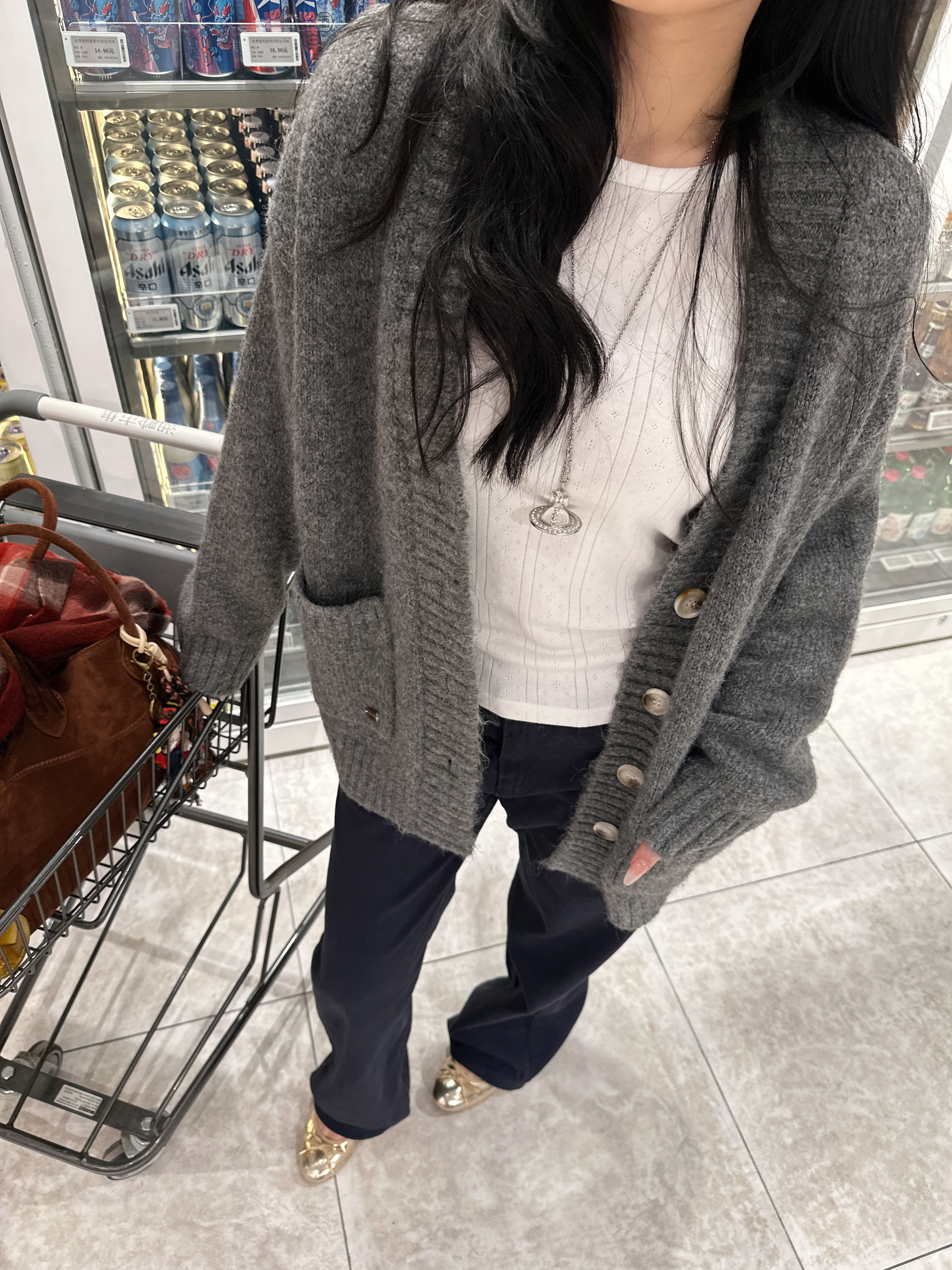 Oversized Three-Color Thick Wool Sweater | Warm Cotton Candy Winter Knitwear for Cozy Style