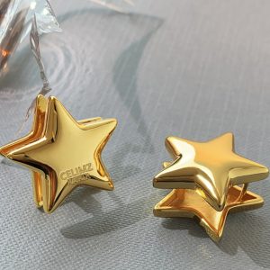 Pentagram Earrings for Women - Unique Light Luxury Niche Ear Accessories, Trendy Fashion Statement Jewelry