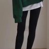 Petite High-Waisted Sweatshirt and Yoga Pants Set - Trendy Influencer Outfit for Autumn 2024, Stylish Two-Piece for Women