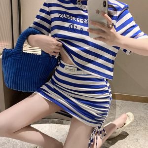 Petite Women's Two-Piece Casual Sports Outfit - Trendy Summer 2025 Activewear for Everyday Wear