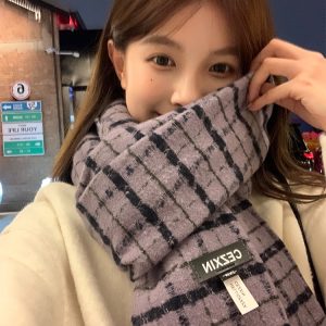 Plaid Scarf for Women - 