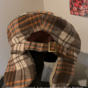 Red Plaid Beret Hat for Women - Versatile Painter's Hat for Autumn & Winter, Face-Flattering Style, Trendy Fashion Accessory