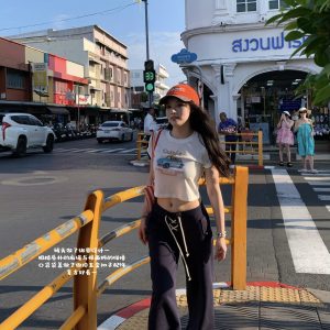 Retro Car Cute Short Tee - Super Soft Slightly Sheer Snowflake Cotton, Versatile and Comfortable for Y2K and 90s Fashion Lovers