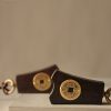 Retro Ebony Wood Coin Pendant Necklace for Men – Minimalist Chinese Style National Trend Accessory