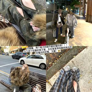 Retro Loose Straight Plaid Casual Pants for Women - Versatile Wide-Leg Long Trousers for Y2K and 90s Fashion