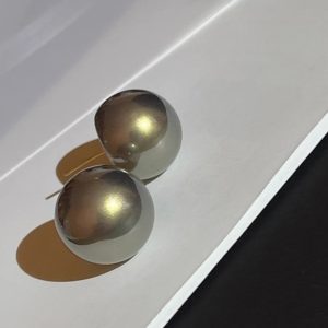 Retro Pearl Stud Earrings for Small Faces, Exaggerated Design, Socialite Style, Hong Kong Fashion, Chic Statement Jewelry