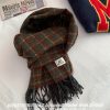 Retro Plaid Tassel Scarf for Women - Warm High-End Korean Style Winter 2023 Accessory