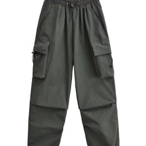 Retro Street Style Cargo Pants for Women - Summer Loose Hip-Hop Casual Straight Leg Trousers
