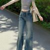 Retro Wide-Leg Jeans for Women - Low-Waist, Loose-Fitting, Versatile Straight-Leg Pants - Summer Fashion Essential