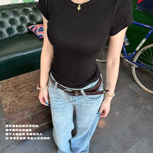 Rich Sister's Summer Tee | Soft Lenzing Tencel Wool T-Shirt | Luxury Casual Wear for Women | Trendy & Comfortable Fashion