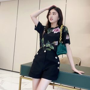 Romantic Rose Color Mulberry Silk T-Shirt for Women - Versatile Short Sleeve Top, Summer Fashion, European Style, Elegant Casual Wear