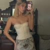 Sexy Strapless Ruffled Lace Edge Top for Women - Eccentric European & American Style, Slim-Fit Waist-Cinching Design