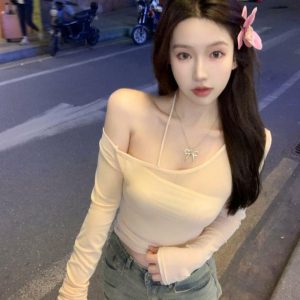 Sheer Long Sleeve Crop Top and Camisole Set - Women's Mesh Summer Cover-Up for Sweet and Spicy Style