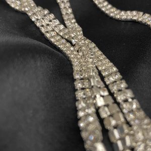 Silky Rhinestone Acetate Camisole for Women - European Summer Style, Skin-Friendly & Easy to Match Outerwear