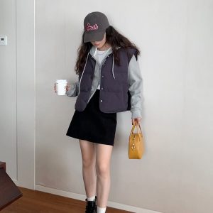 Slim Fit A-Line Corduroy Work Skirt for Women, Autumn/Winter 2022, Lengthening Legs, Versatile Half Skirt, Trendy Office Fashion