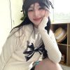 Slim Fit Candy Bow Sweater for Women - Long Sleeve Knitted Top, Autumn Winter 2023 Fashion, Cozy Style