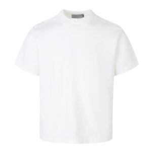 Slim Fit Double-Layer Collar Solid Color Short Sleeve T-Shirt - Versatile Summer Tee for Effortless Style