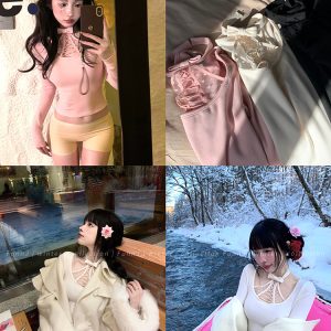 Slim Fit Square Heart Tip Monroe Design Neck Tie Shirt for Women - Trendy Layering Top in Chic Style