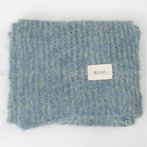 Soft Strawberry Pink Knitted Scarf for Autumn and Winter - Korean Style Cozy Accessory