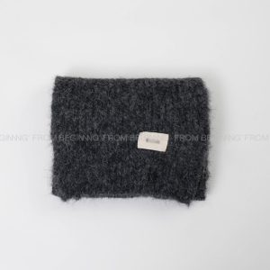 Soft Strawberry Pink Knitted Scarf for Autumn and Winter - Korean Style Cozy Accessory