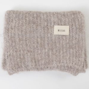 Soft Strawberry Pink Knitted Scarf for Autumn and Winter - Korean Style Cozy Accessory