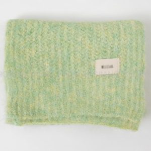 Soft Strawberry Pink Knitted Scarf for Autumn and Winter - Korean Style Cozy Accessory
