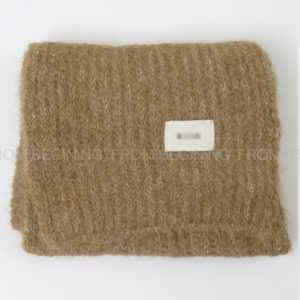 Soft Strawberry Pink Knitted Scarf for Autumn and Winter - Korean Style Cozy Accessory