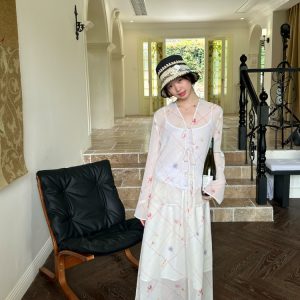 Soft Touch Tie Long Sleeve Cover-Up Cardigan for Sun Protection - Breathable Basic Layering Piece for Warm Weather Fashion