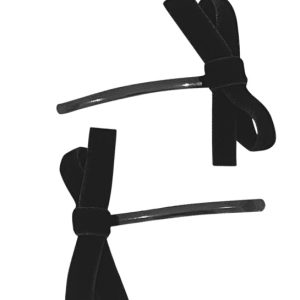 Soft Velvet Matte Texture Handmade Ribbon Hair Clips for Girls - Korean Style, Cute Accessory for 90s and Y2K Fashion