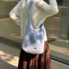 Soft Woolen Large Capacity Crossbody Bag for Autumn Winter - Cozy Commuter Shoulder Bag, Perfect for Everyday Use