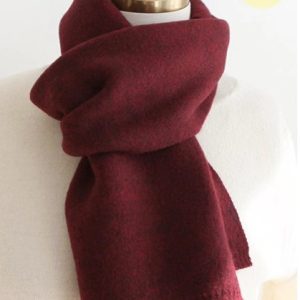 Solid Color Small Scarf in Multiple Colors - Korean Style Accessory for Effortless 90s-Inspired Fashion