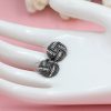 Sparkling Gemstone Stud Earrings for Women, Elegant Hypoallergenic Office Lady Jewelry, Versatile Korean Style Accessories