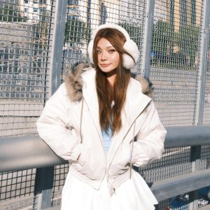 Spicy American-Style Detachable Fur Collar Hooded Cotton Coat - Warm, Loose-Fitting, Versatile Trendy Jacket for Cold Weather