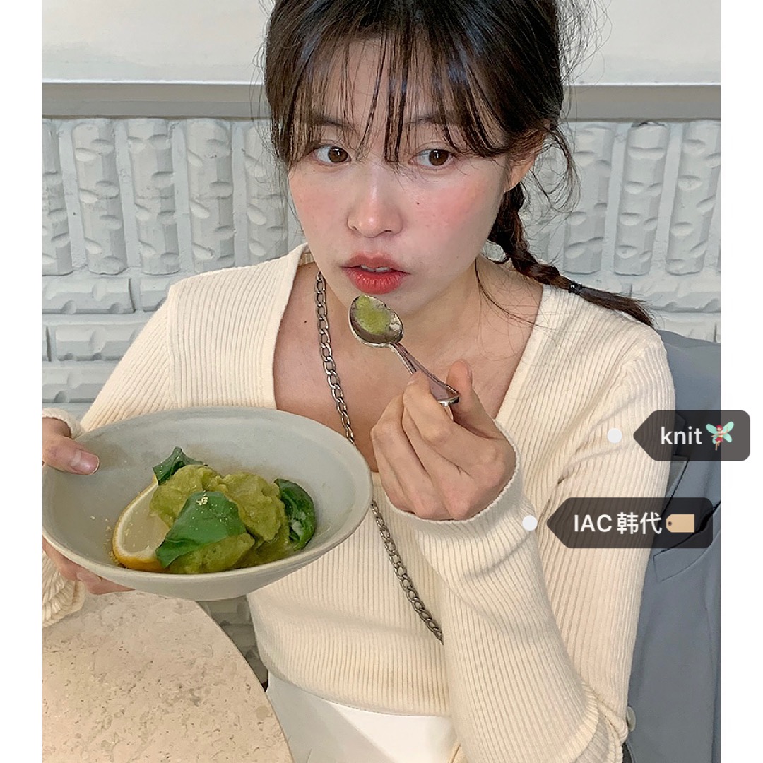 Square-Neck Ribbed Knit T-Shirt in Korean Style - Trendy 90s Inspired Inner Layer Top for Effortless Everyday Fashion