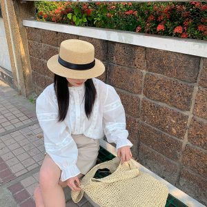 Straw Woven Shoulder Bag for Women - Handmade Summer Casual Tote, Large Capacity, Versatile 2024 Style